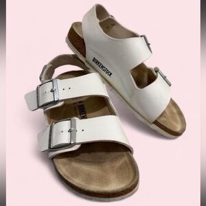 Birkenstock White Sandals